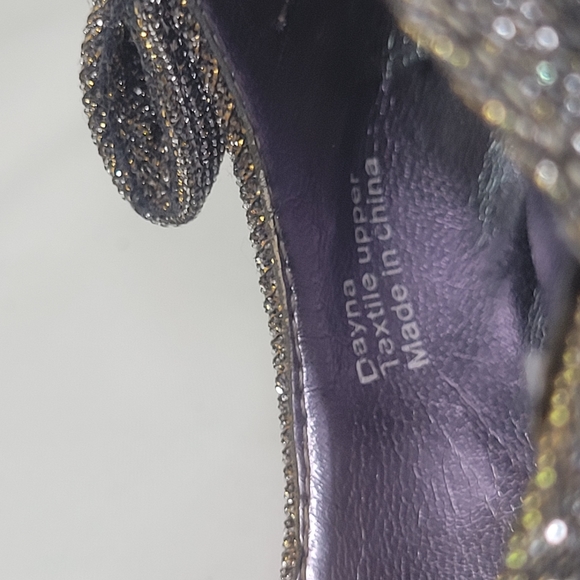 J.Renee Dayna Sling-Back Glimmer Pumps, Pewter - Picture 12 of 16